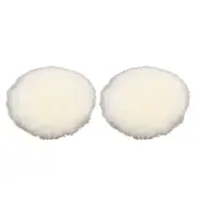 Sanding Accessories Set of Two Imitated Wool Disks Compatible with Sanders