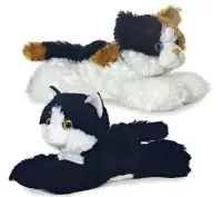 在飛比找Yahoo!奇摩拍賣優惠-7961A 歐洲進口 限量品 可愛小貓2入娃娃超萌小貓咪賓士