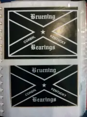 SUPER RARE SET OF 2 BRUENING BEARINGS CORBIN, KENTUCKY
