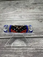 Yemaya Con Elegua Bracelet Ilde Pulsera Ocha Yoruba Beads Orisha Osha Ochun Ifa