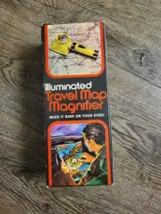 Vintage Dynamic Classic Flash Illuminated Magnifier Lighted Magnifying Glass