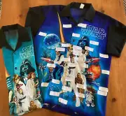 STAR WARS Pre-Production SAMPLE SHIRT Prototype w/ Solo, Leia, and Skywalker
