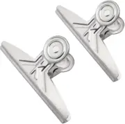Extra Large Bulldog Clips Stainless Steel Binder Paper Clip Clamps Office Sliver