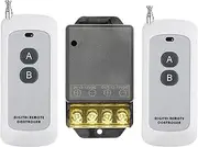 Wireless Remote Switch,DC 12V 24V 36V 48V 72V 30A Relay RF Switch with 984 Ft Long Range
