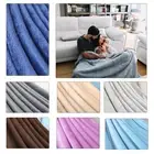 Warm Luxury Soft Fleece Throw Over Blanket Sofa Bed Travel Single & Double Size