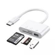Type-C Adapter TF CF SD Memory Card Reader OTG Writer Compact Flash USB-C For I