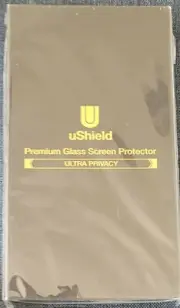 uShield IPhone 8/7 Premium Glass Screen Protectors ULTRA PRIVACY (3) PACK NEW