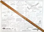 Guillow's CURTISS ROBIN PLAN to Build a 24" Span FF or RC Model Airplane