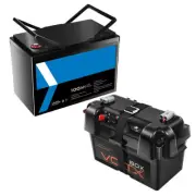 12V 100Ah Lithium Battery LiFePO4 VoltX Battery Box 12V USB 100Ah 120Ah