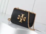 Tory Burch Eleanor Small Convertible Shoulder Bag Black Outlet New