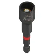 Nut Driver Drill Bits 7/16 Inch Socket 1/4" Hex Shank 3" Magnetic Setter