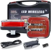 Wireless Trailer Light & Wireless Towing Light Kit - Magnetic, Rechargeable, Waterproof IP68 for Trucks, RVs, Boats