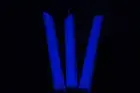 3 Pack BLUE UV Blacklight Reactive Drip Candle Set Glow Party Supply UV Effects