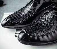 在飛比找樂天市場購物網優惠-【JP.美日韓】 質感鱷魚皮 真皮 鞋 商務鞋 精品鞋 概念