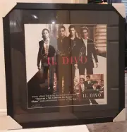 Framed Il Divo poster signed Autograph
