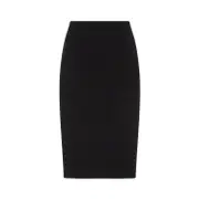 [Saint Laurent] Saint Laurent-Black Wool Pencil Skirt-Donna S