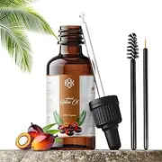 RAQK 100ml Batana Oil for Hair Growth Natural 100% Organic Scalp Oil for Strengthening, Repairing Damaged Hair, and Encouraging New Growth Pure & Paraben-Free Hair Growth Oil with Easy Dropper Lid and Eyelash kit