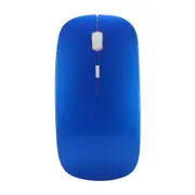 2.4G Mini Laptop Computer Wireless Four-Way Roller Game Mouse Blue_2.4G Wireless + Bluetooth