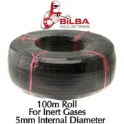 100m Roll Black Argon/Inert Gas Hose - 5mm ID