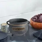 Resin Witches Cauldron Serving Bowls with Spoon Sundries Container Entrance