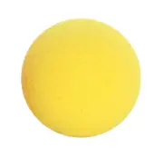CanDo Memory Foam Squeeze Ball - 2.5" diameter - Yellow, x-easy
