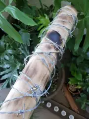 Barbed Wire 328FT 4 Point Barbed Wire Roll 16Gauge Fence Critter Deterrent Craft