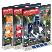 在飛比找momo購物網優惠-【Magformers】磁性建構片-恐龍配件包三套(劍龍三角