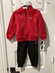 NWT JORDAN JBD Essentials Hoodie & Joggers Set, baby 24 m