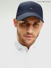 Tommy Hilfiger Blue Classic Baseball 100% Cotton Cap (609767) | $92