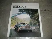 Sales Brochure 1978 Mercury Cougar