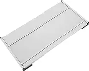 NUOBESTY Department Card Office Decor Office Doorplate Name Tag Holder Wall Sign Holder Blank Door Name Plate Office Sign for Door Name Sign Wall Door Plaque Door Sign Aluminum Alloy Silver