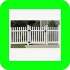 PVC Picket Fence DEAL White 1350h Gate Portable Fencing Events