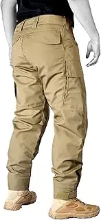 [OCANXUE] Men’s Tactical Pants Camo Combat Pants Waterproof Cargo Pants Hiking Paintball Airsoft Hunting NO Knee Pad
