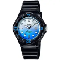 在飛比找PChome24h購物優惠-CASIO 小巧潛水風格運動錶-藍x黑(LRW-200H-2