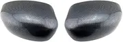 for Chrysler 300/300c 2005 2006 2007 2008 2009 2010 1 Pair Car Door Mirror Trim Cover Wing Mirror Cover Cap (Color : Carbon)