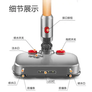 免運 可開發票 適用于戴森無線吸塵器電動拖把頭干濕拖地清潔V7V8V10V11戴森拖把