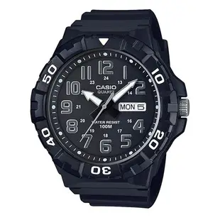 【CASIO】卡西歐 10BAR 大表面 防水指針錶MRW-210H MRW-210H-1A台灣卡西歐保固一年