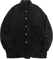 [Generic] Tang Suit Men Chinese Traditional Clothes Kung Fu Shirt Uniform Long Sleeve Coat Top,Autumn Chinese Retro Button Long