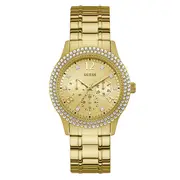 Guess Bedazzle Ladies Watch in Gold