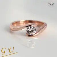 在飛比找蝦皮購物優惠-【GU鑽石】A89 求婚戒指 鋯石戒指 擬真鑽戒指女925純