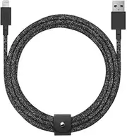 Native Union Belt Charge/Sync XL Lightning Cable 10ft Cosmo (Black) Charge/Sync Cables