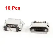 10 Pcs 5pin Type B Micro USB Female Jack Port Socket Connector for Smartphone
