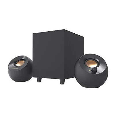 Creative Pebble Plus USB Powered Compact 2.1ch PC Speaker with Subwoofer Bl 6