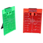 1PCS inch/cm Magnetic Laser Target Card Plate For Green/Red Laser Level-OI W_RR