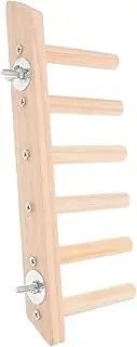 BUGUUYO Cat Wall Shelf Wooden Staircase 6 Steps Wall-Mounted Climbing Platform for Indoor Cats