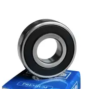 (Qty. 2) 6214-2RS C3 EMQ Premium Sealed Ball Bearings ABEC-3 70x125x24 6214RS