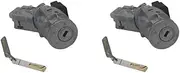 2X Ignition Switch Starter Lock Compatible with C2 C3 C4 2002-2010 Compatible with AL210 4162AG 4162.AG 4162PT