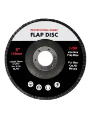 [Traderight] 125mm Grinding Flap Discs x100 in Blue