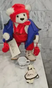 1998 Hershey's Teddy Bear Plush W/Mug & Mini Bear 1470 OF 1500 Made NEW W/ BOX