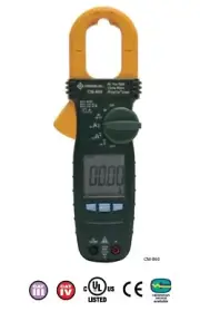 Greenlee CM-860 AC True RMS Clamp Meter, 600V, 600A